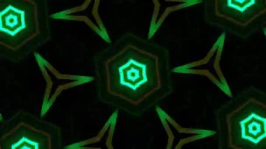 Işık efektli soyut fraktal arkaplan