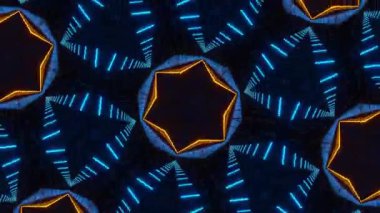 Işık efektli soyut fraktal arkaplan