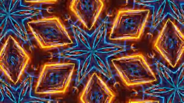 Soyut kaleydoskop arkaplanı. Çoklu renkli kaleydoskop dokusu