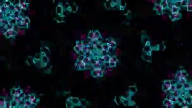 Işık efektli soyut fraktal arkaplan, senin tasarımın.