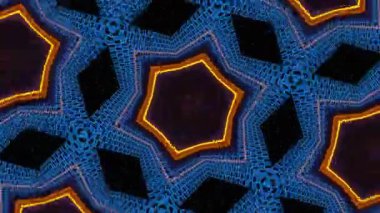 Soyut kaleydoskop arkaplanı, güzel çok renkli doku