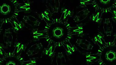 Parlayan parçacıklarla soyut arkaplan