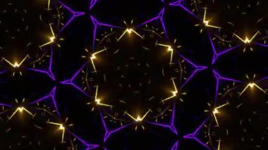 Soyut kaleydoskopik arkaplan. güzel simetrik kaleyidol desenli. Tasarımınız için eşsiz bir kalıp