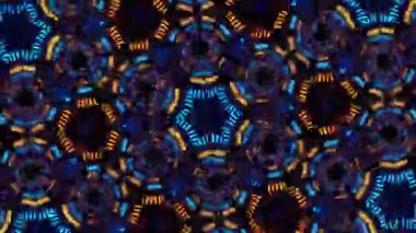 Soyut arkaplan. Kaleydoskop. 3d oluşturma