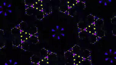 Hayali bereketli fraktal doku oluşturulmuş resim soyut arkaplan