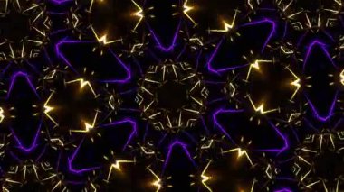 Geometrik desenli soyut fraktal arkaplan