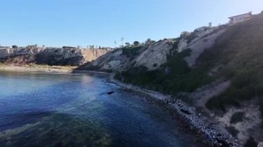 Palos Verdes, Kaliforniya 'daki Lunada Körfezi ve Plajının üzerindeki hava durumu.