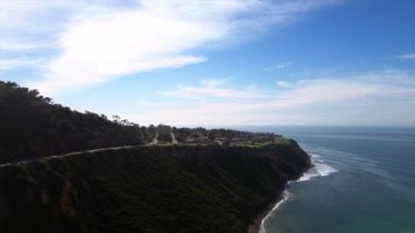 Palos Verdes 'ten Pennisula' ya Manzaralı Hava Görüntüsü