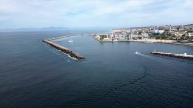 Breakwater ve Jetty Havalimanı Redondo Sahili, King Harbor, Kaliforniya