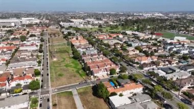 Kuzey Redondo Sahili Panoramik Havacılık Palos Verdes Görünür