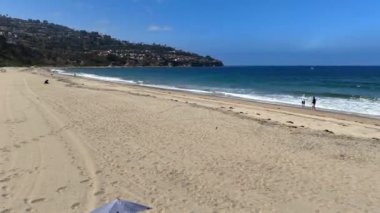  Ocean and Waves 'in güzel hiperlapse' si Redondo Beach, California 'daki Rat Beach' te.