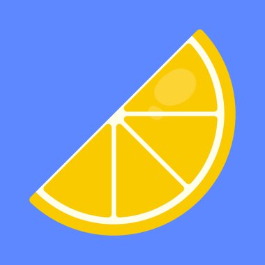 Limonlu Sebze İkonu Vektörü. Yarı limon ikon vektörü. limon sebze dilimi.