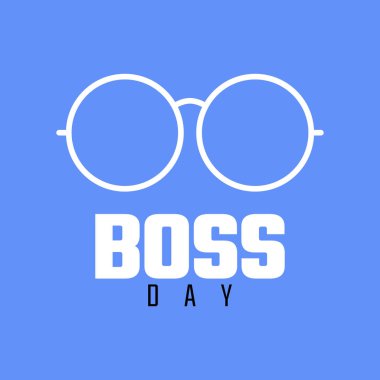 The Happy Boss Day Vector Illustration Icon Office Boss Celebration Day Vector Icon Boss clipart