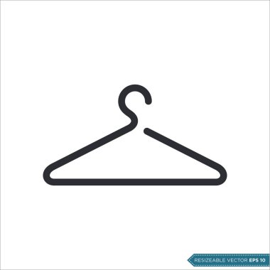 askı simgesi vektör örnekleme tasarımı