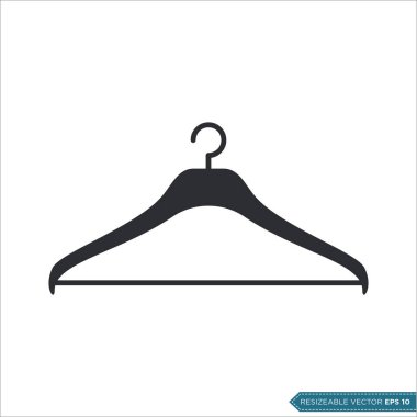 askı simgesi vektör örnekleme tasarımı