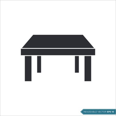 Tablo Simgesi Vektör Şablonu tasarımı