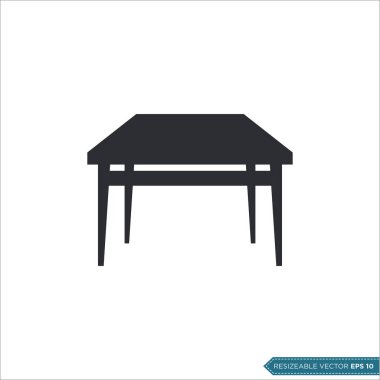 Tablo Simgesi Vektör Şablonu tasarımı