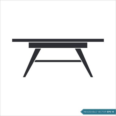 Tablo Simgesi Vektör Şablonu tasarımı