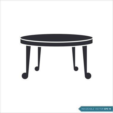 Tablo Simgesi Vektör Şablonu tasarımı