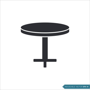 Tablo Simgesi Vektör Şablonu tasarımı