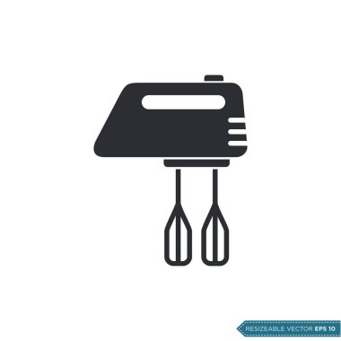 Karıştırıcı Simgesi Vektör Şablonu İllüstrasyon Tasarımı EPS 10