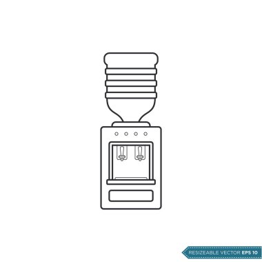 Su Ayıklayıcı Simgesi Vektör Şablonu İllüstrasyon Tasarımı EPS 10