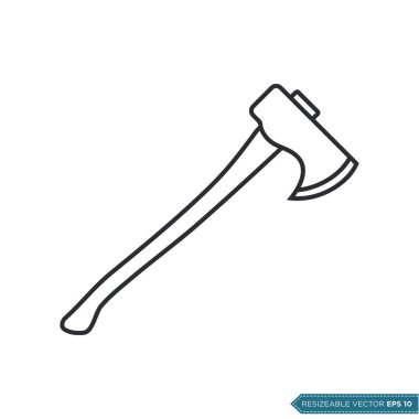 Eksen Simgesi Vektör Düz Tasarım Çizim Tasarımı EPS 10