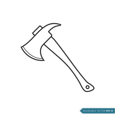 Eksen Simgesi Vektör Düz Tasarım Çizim Tasarımı EPS 10