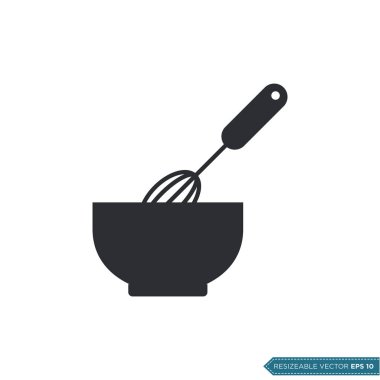 Karıştırıcı Simgesi Vektör Şablonu İllüstrasyon Tasarımı EPS 10