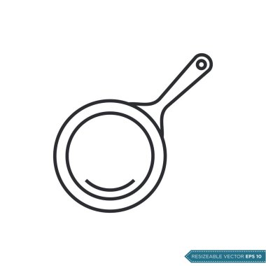 Pan Simge Vektör Şablonu Resimlendirme Tasarımı EPS 10