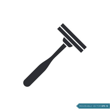 Shaver Simge Vektör Şablonu Çizim Tasarımı EPS 10