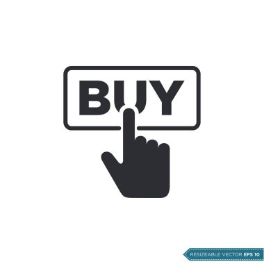 Tıklama Simgesi Vektör Şablonu Düz Tasarım EPS 10 satın al