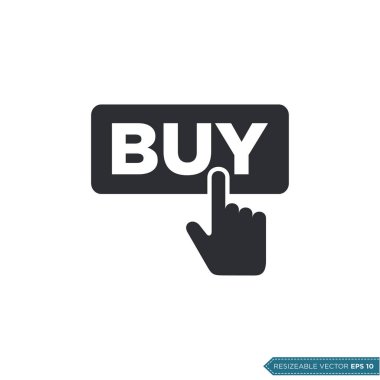 Tıklama Simgesi Vektör Şablonu Düz Tasarım EPS 10 satın al