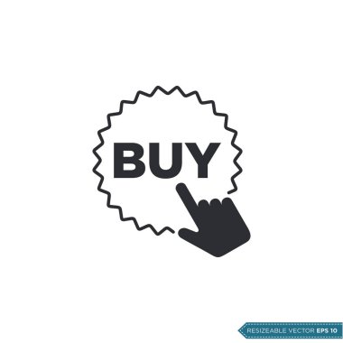 Tıklama Simgesi Vektör Şablonu Düz Tasarım EPS 10 satın al