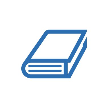 Moda Kitap Kırtasiyesi Eğitim Simgesi Vektör Şablonu Çizim Tasarımı