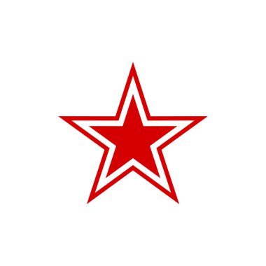 Yıldız Simgesi Moda Vektör Şablonu Çizim Logosu Tasarımı