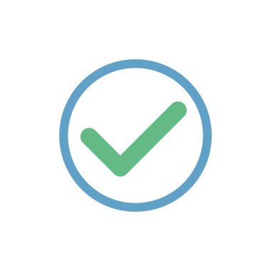 İşaretleme işareti, Kontrol Listesi Simgesi Vektör Şablonu Çizim Tasarımı