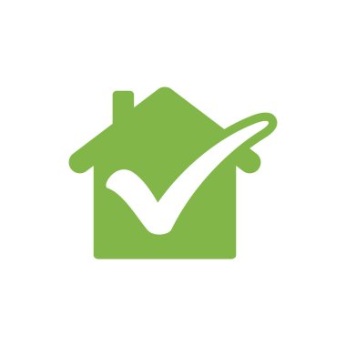 Ev Denetimi Mark Simge Vektör Şablonu Çizim Tasarımı