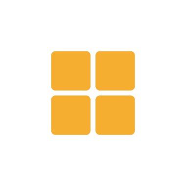 Parçacık Izgara Görünümü Simge Vektör Şablonu Çizim Tasarımı