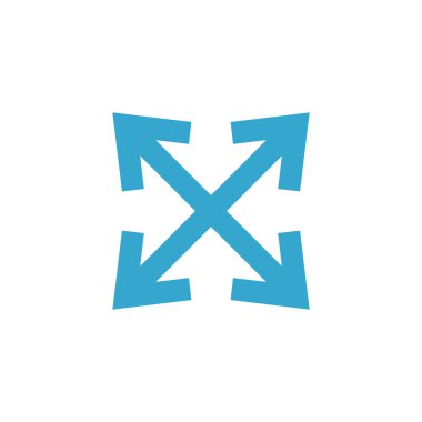 Ok Simgesi Vektör Şablonu Çizim Eğilimi Tasarımı