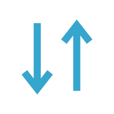 Ok Simgesi Vektör Şablonu Çizim Eğilimi Tasarımı