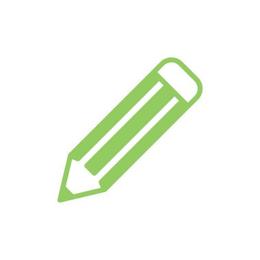 Kalem Simgesi Vektör Şablonu Çizim Eğilimi Tasarımı