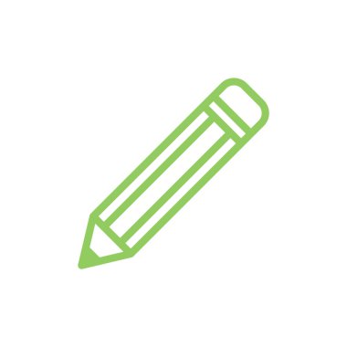 Kalem Simgesi Vektör Şablonu Çizim Eğilimi Tasarımı