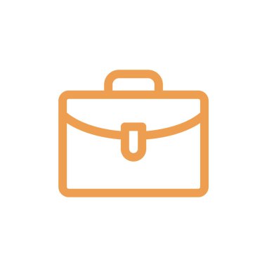 Bavul, Torba Simgesi Vektör Şablonu Çizim Tasarımı