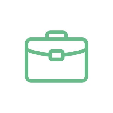 Bavul, Torba Simgesi Vektör Şablonu Çizim Tasarımı