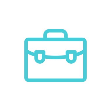 Bavul, Torba Simgesi Vektör Şablonu Çizim Tasarımı