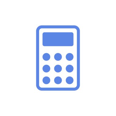 Hesaplayıcı Simge Vektör Şablonu Çizim Tasarımı