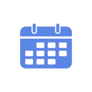 Takvim simgesi vektör şablonu çizim tasarımı