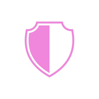 Basit Kalkan Simgesi Logo Çizim Tasarımı