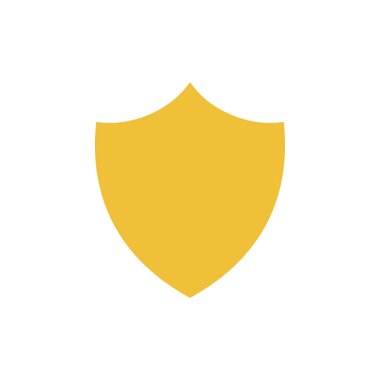 Basit Kalkan Simgesi Logo Çizim Tasarımı